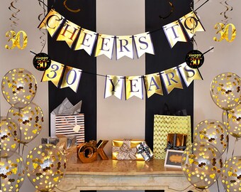 30th Anniversary Decorations Etsy