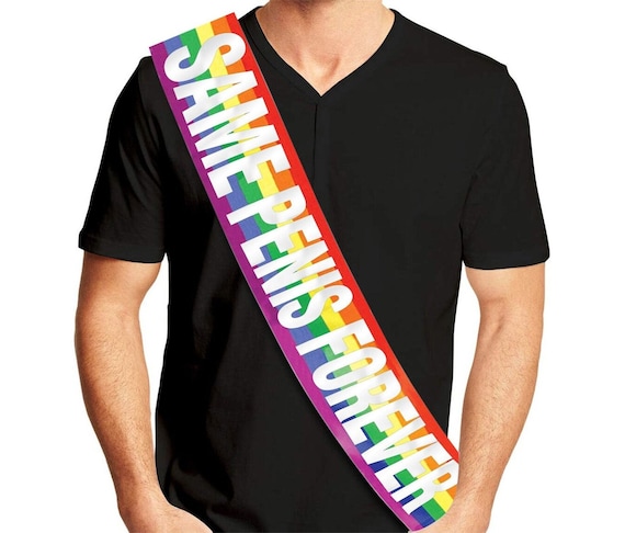 Pride Party Rainbow Sash Pride Party Rainbow Sash