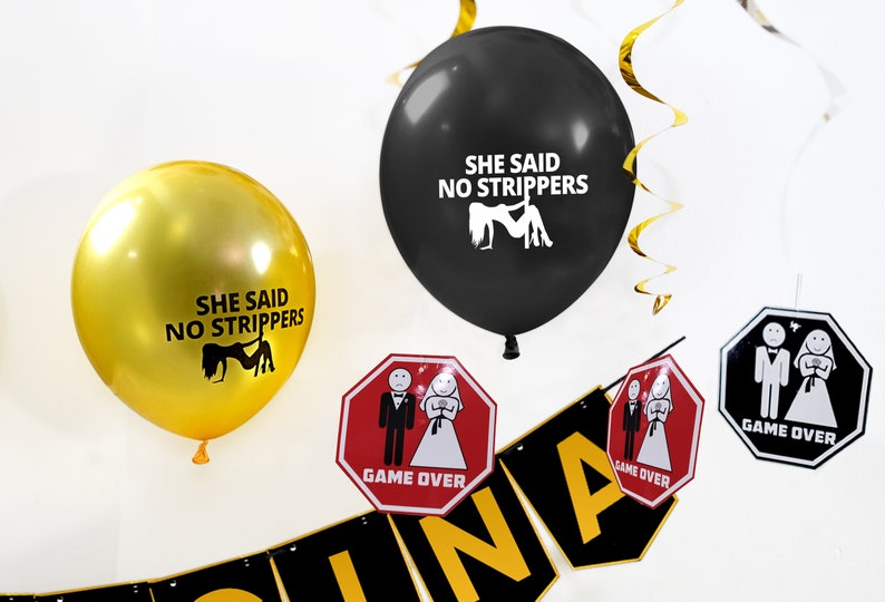 Bachelor Party Pack Bachelor Party Decorations Ideas Etsy