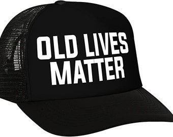 Old Lives Matter - Funny Birthday Party Hat - Birthday Party Favors, Supplies & Decorations