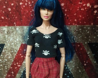 handstiched t-shirt for Integrity Toys dolls - Fashion Royalty, Poppy Parker, Dynamite Girls, Color Infusion and other.