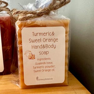 Turmeric and Sweet Orange Bar Soap