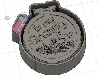 In My Granny Era 3D STL File Freshie Mold Housing