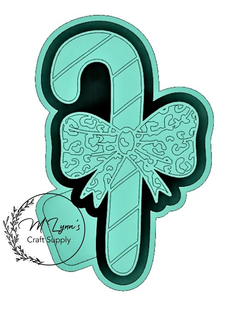 Candy Cane Freshie Mold Housing STL File Etsy