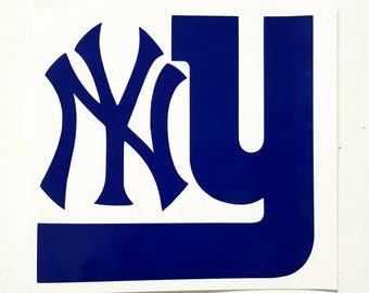 New York Giants / Yankees Combination / Yeti decal / car decal / phone decal / laptop decal