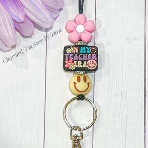 Lanyard, In My Teacher Era Beaded Lanyard, Teacher Lanyard, Nurse Lanyard
