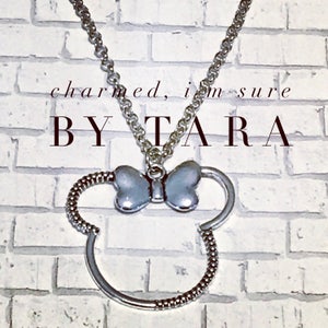 Mouse Head charm necklace
