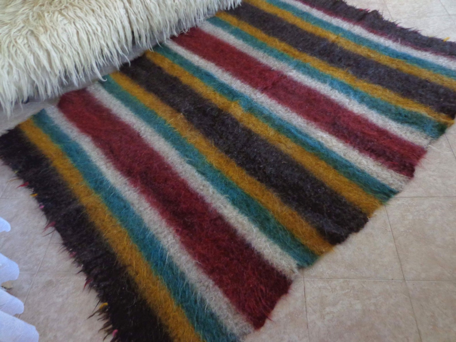 Bulgarian Wool Blanket Rug Blanket Goat Hair Kozyakgoat. Etsy