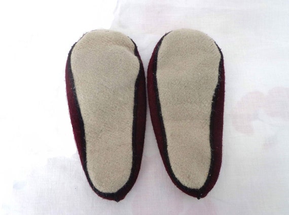 Vintage Bulgarian Folk Slippers. Wool Slippers. - image 3