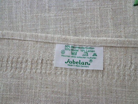 Tessuto di cotone da tovaglia ricamato a mano della Germania occidentale  vintage. -  Italia