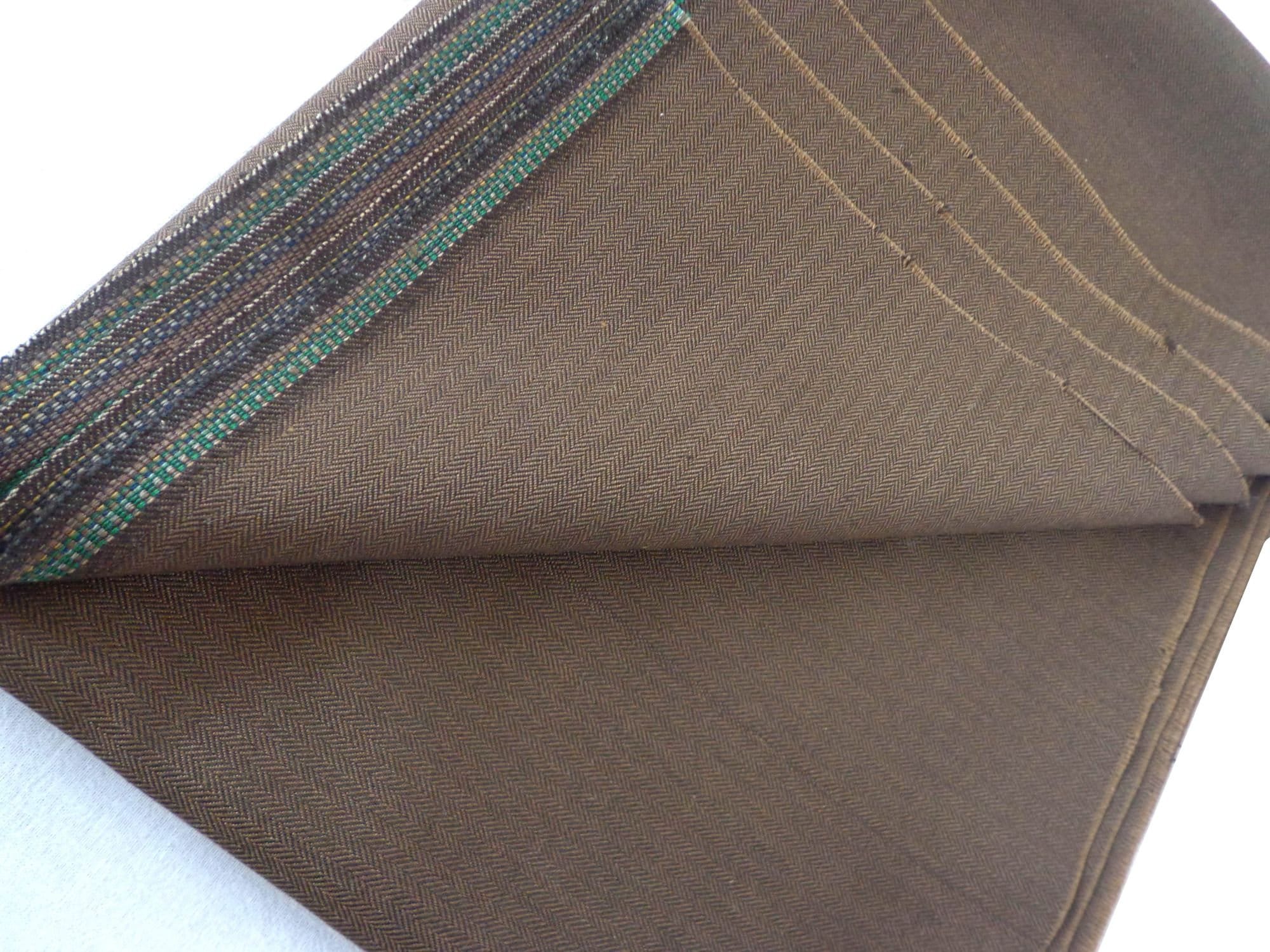Brown Speckled Tweed Wool 58 Wide Brown/Cream Wool Blend Fabric by the  Yard (7138P-4C)