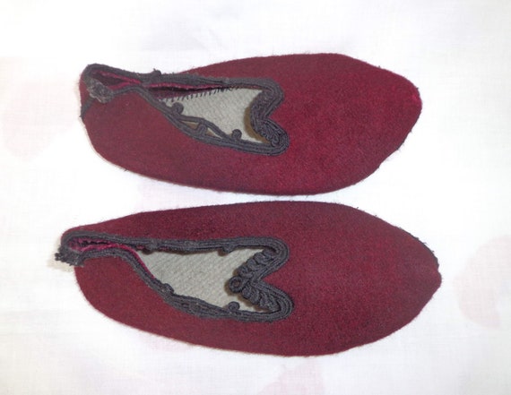 Vintage Bulgarian Folk Slippers. Wool Slippers. - image 2