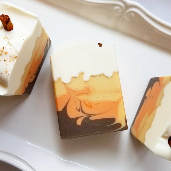 Pumpkin Chai Silk Soap / Handmade Soap / Cold Process Soap