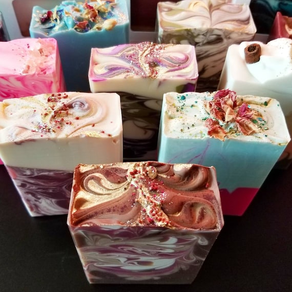 Eight Pack Silk Soap / Handmade Soap / Cold Process Soap
