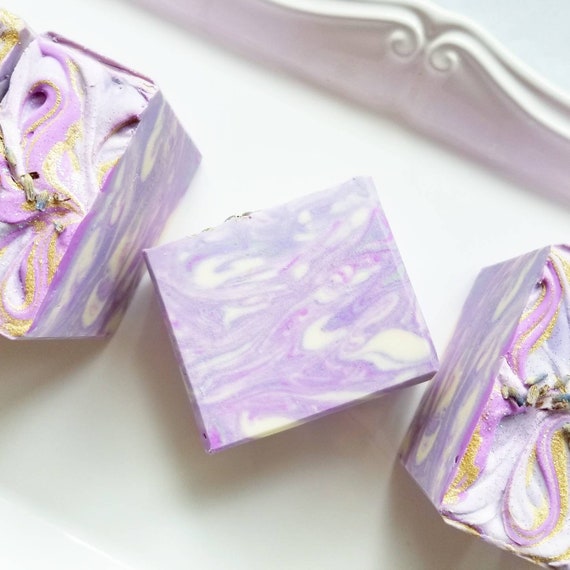 Lavender Silk / Mini Soap / Handmade Soap / Cold Process Soap