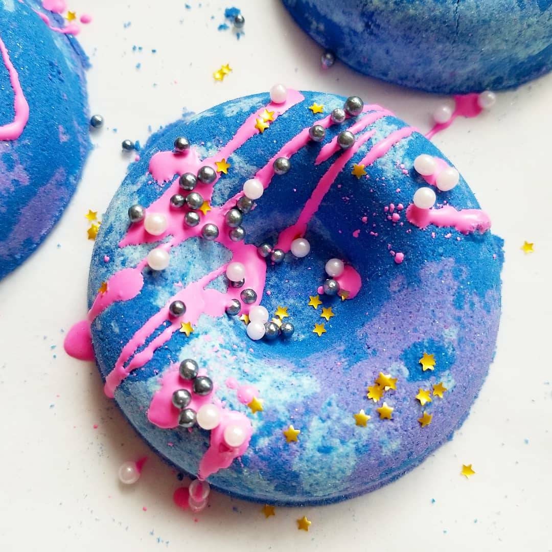 Galaxy Bath Bombs Donut Bathbombs