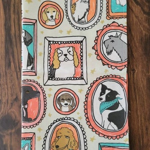 Hunde in Rahmen Geschirrtuch Hund Mama Geschenk Hund Papa Geschenk Hundeliebhaber Geschenk