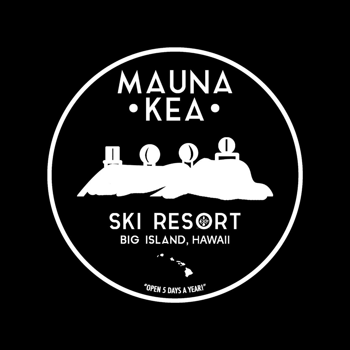 Mauna Kea Ski Resort Hawaii T-Shirt Vintage Big Island - Etsy Italia