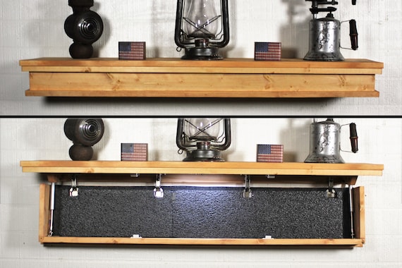 Gun cheap safe shelf