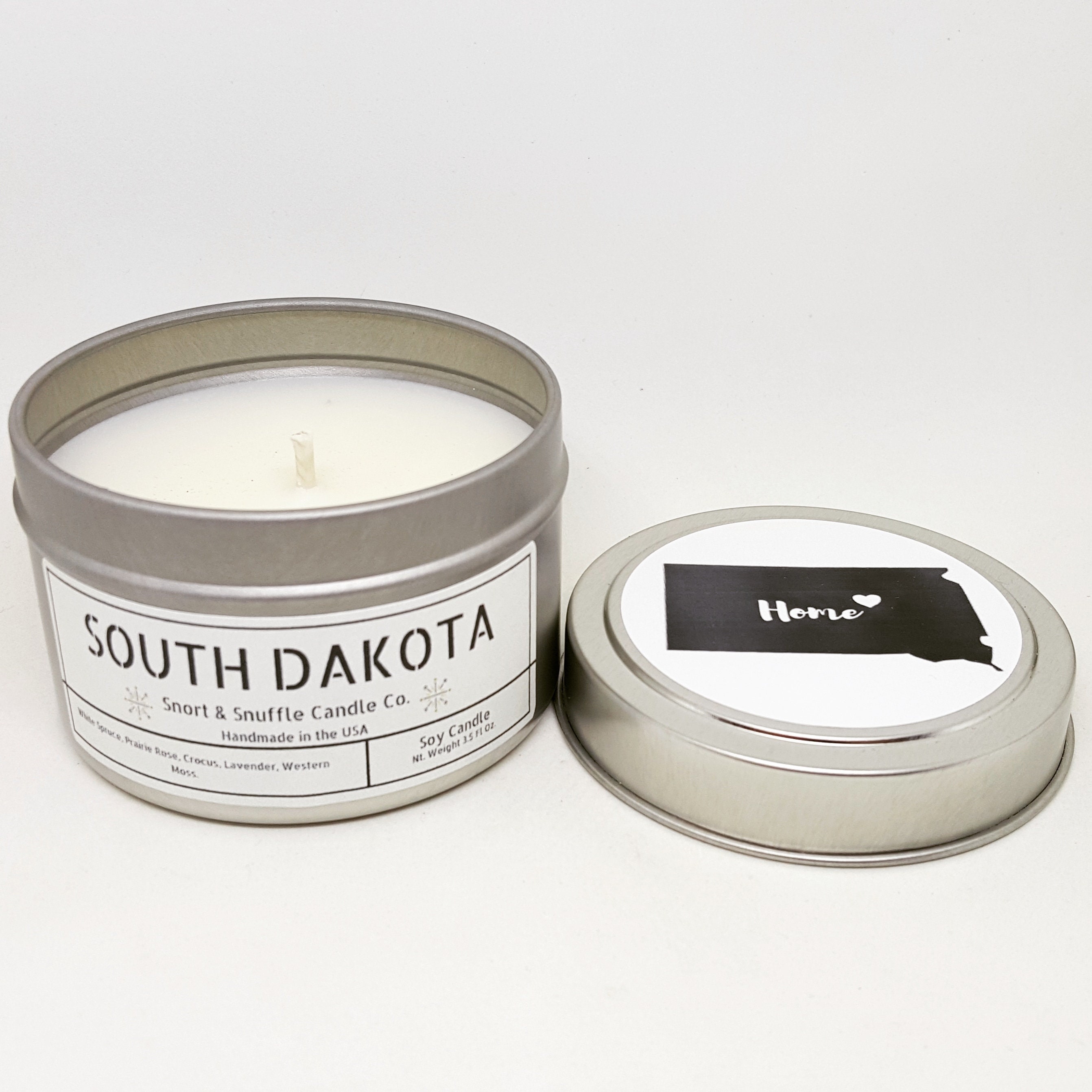South Dakota Home Candle 4OZ Scented Candle State Candle Etsy