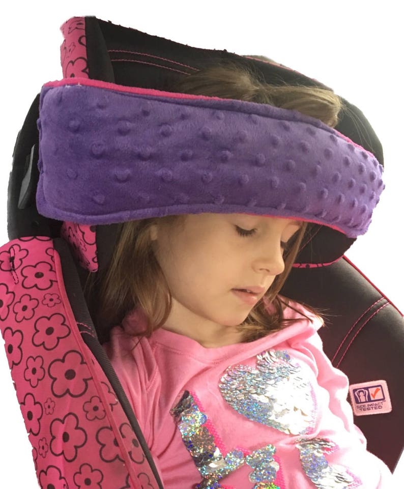 BigBandz Car Seat Support Pillow Purple//Pink
