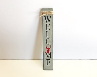 Miniature Dollhouse Welcome Sign, Welcome Small Decor, Cute Welcome Artwork, Mother’s Day Gift, Father’s Day Gift, Dollhouse Builder’s Gift