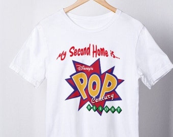 Disneys Pop Century Inspired Printed Tee T shirt Sweatshirt Adult Kids Matching Family Disney Tees Disney World Disney Resorts Gifts
