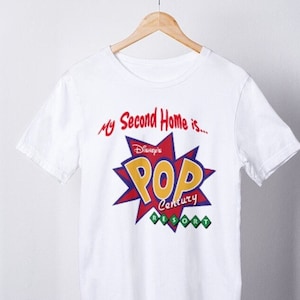 Disneys Pop Century Inspired Printed Tee T shirt Sweatshirt Adult Kids Matching Family Disney Tees Disney World Disney Resorts Gifts