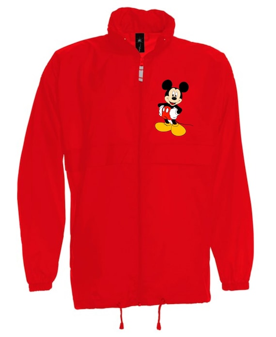 Disneys Mickey Mouse Windbreaker Adults Kids Rain Jacket Disney Jacket Printed Unisex Clothing Disney Fashion Etsy Canada
