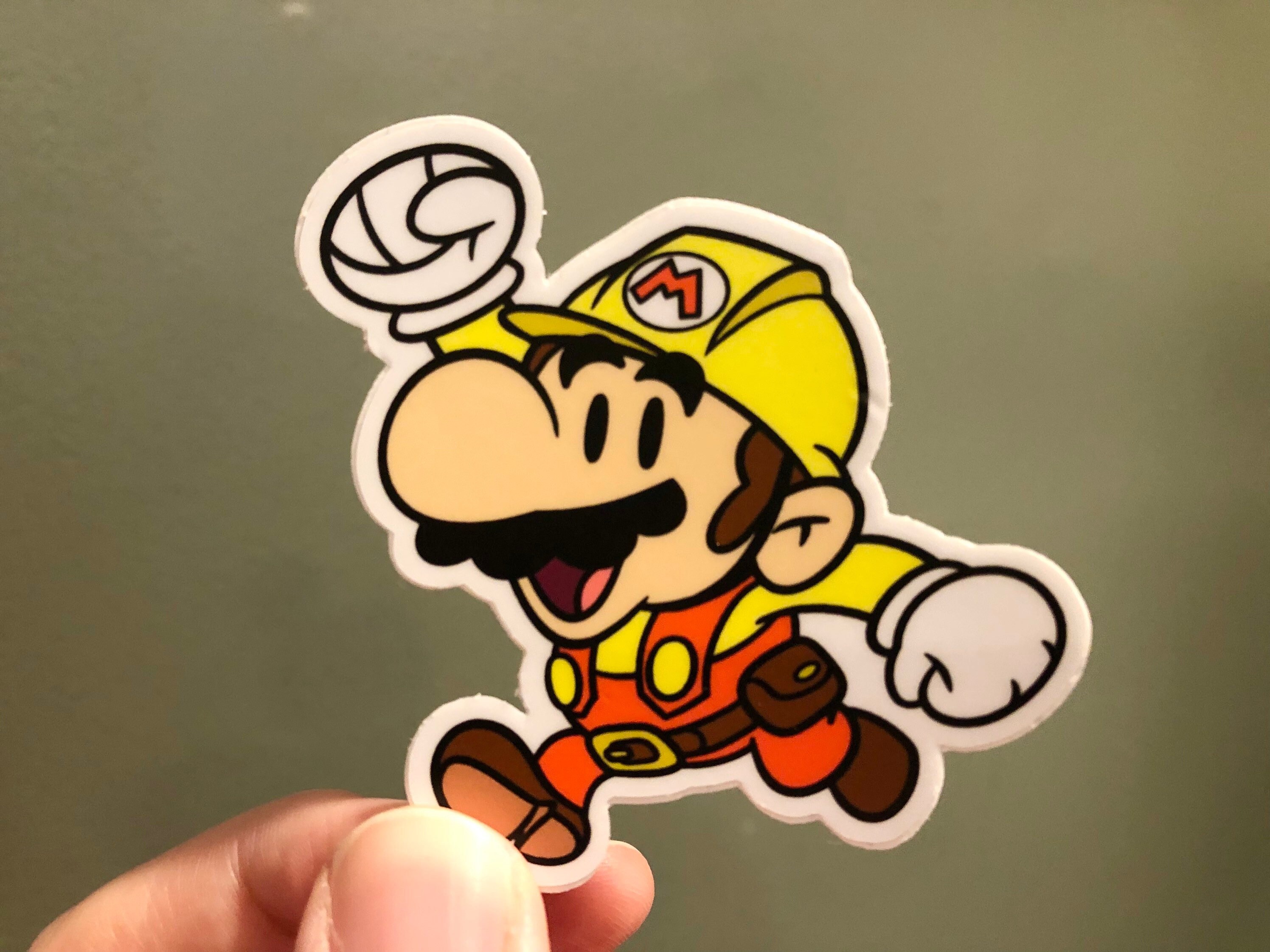 Mario Maker 3x3 Vinyl Sticker/magnet - Etsy