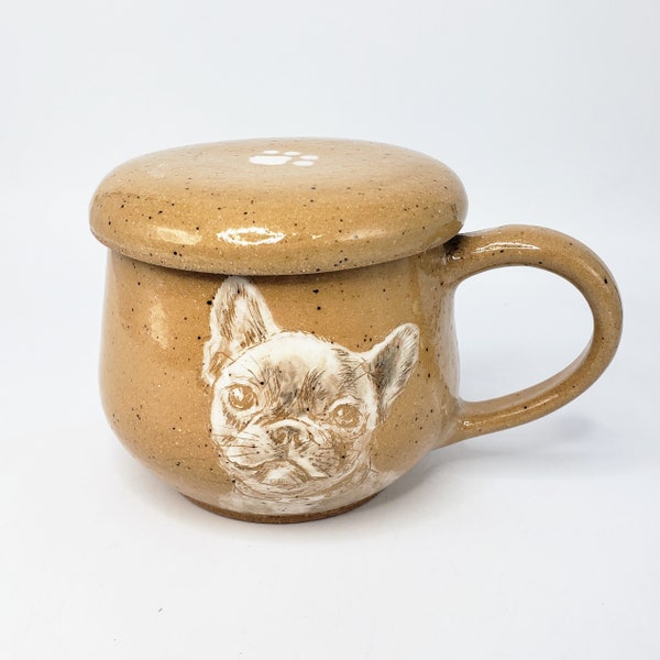 Bulldog Pottery Mug - Etsy
