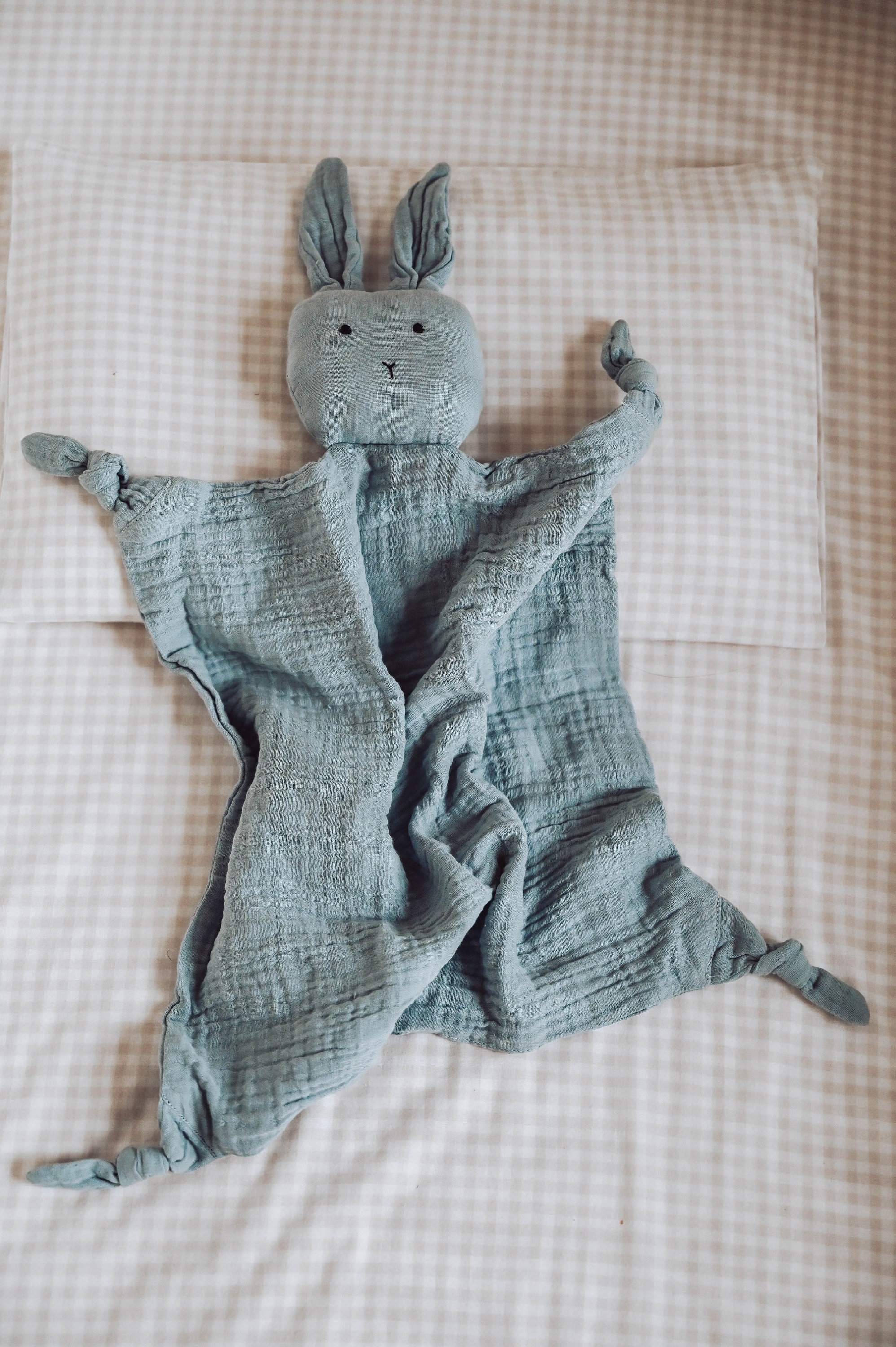 Baby Comforter Bunny Muslin Unisex Newborn Gift Cloth Security Blanket