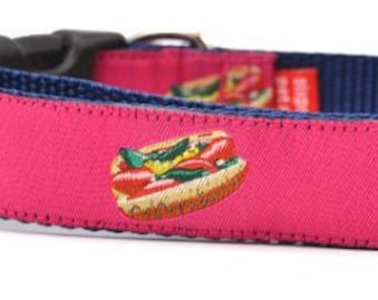 Hot Dog Collar - Chicago Style - Pink