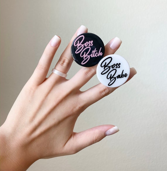 Boss Bitch Pop Socket or Boss Babe Pop Socket Boss Phone