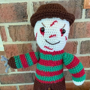 Freddy Krueger Pattern, Slasher Doll, Horror Doll, Scary, Digital Pattern, Halloween