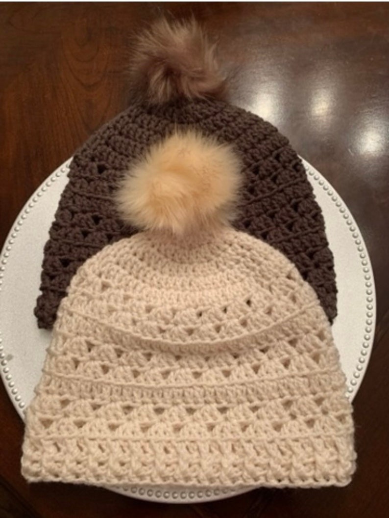 Crochet Hat Toboggan PDF Digital Pattern, Winter, Fall Fashion, Beanie Pattern, Rilla2u image 8