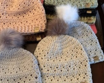 Crochet Hat Toboggan PDF Digital Pattern, Winter, Fall Fashion, Beanie Pattern, Rilla2u