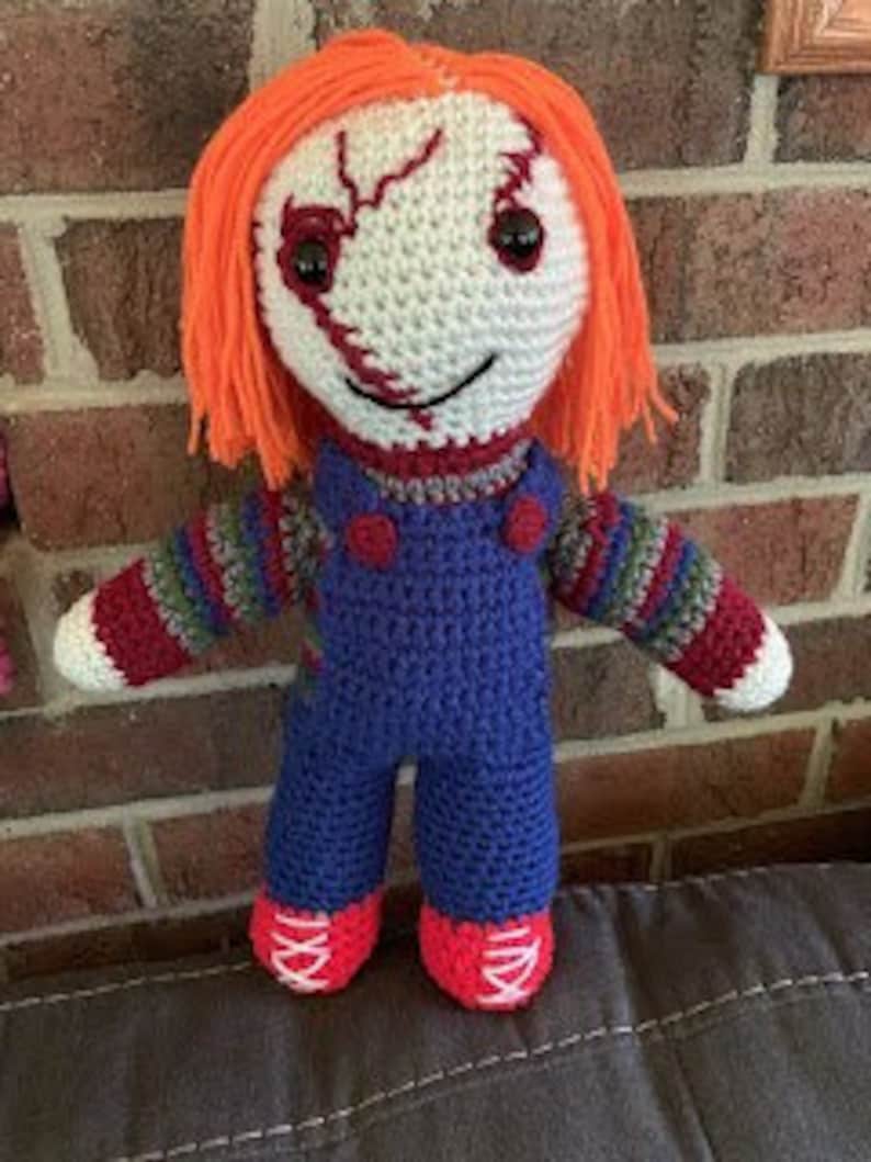 Chucky Halloween Slasher Doll Crochet Pattern Etsy