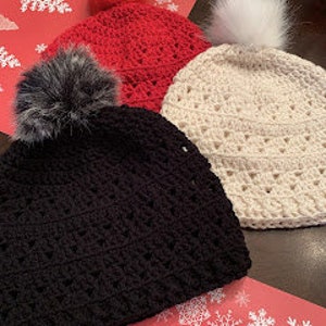 Crochet Hat Toboggan PDF Digital Pattern, Winter, Fall Fashion, Beanie Pattern, Rilla2u image 4