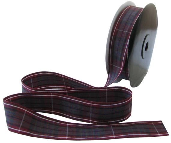 Pride of Scotland Highland Tartan Ribbon;various widths cut lengths /& 25m reels