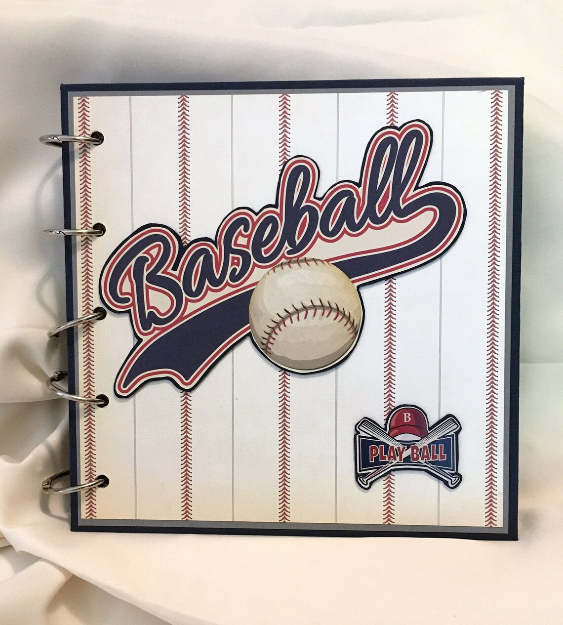 Mini Album Baseball Album Handmade Mini Album Premade Etsy