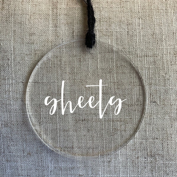 Custom Acrylic Pantry Tags/Custom Linen Closet Tags