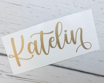 Custom Cursive Name Decal Sticker