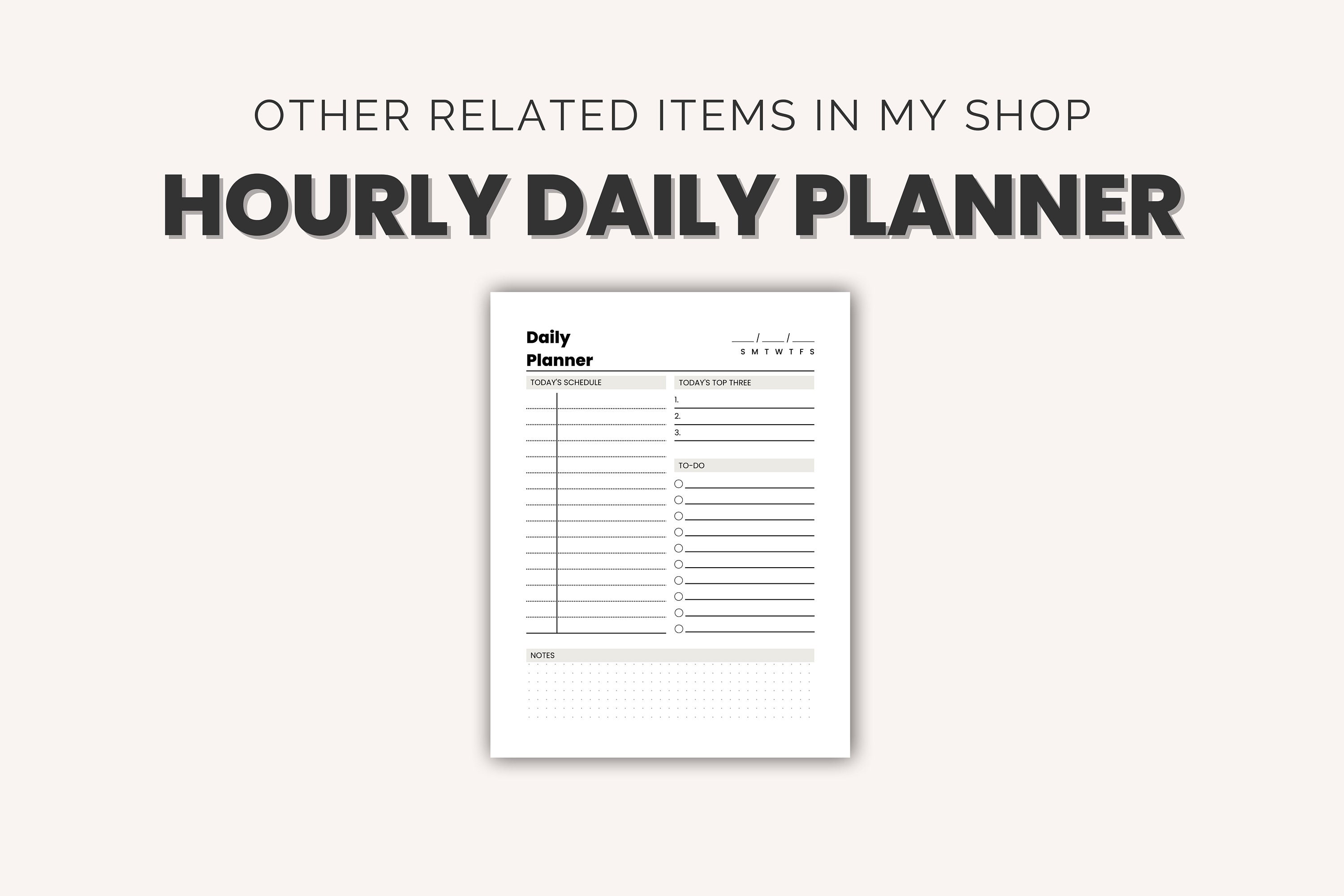 Weekly Planner Printable, A4 Letter Size (digital Download) - Etsy