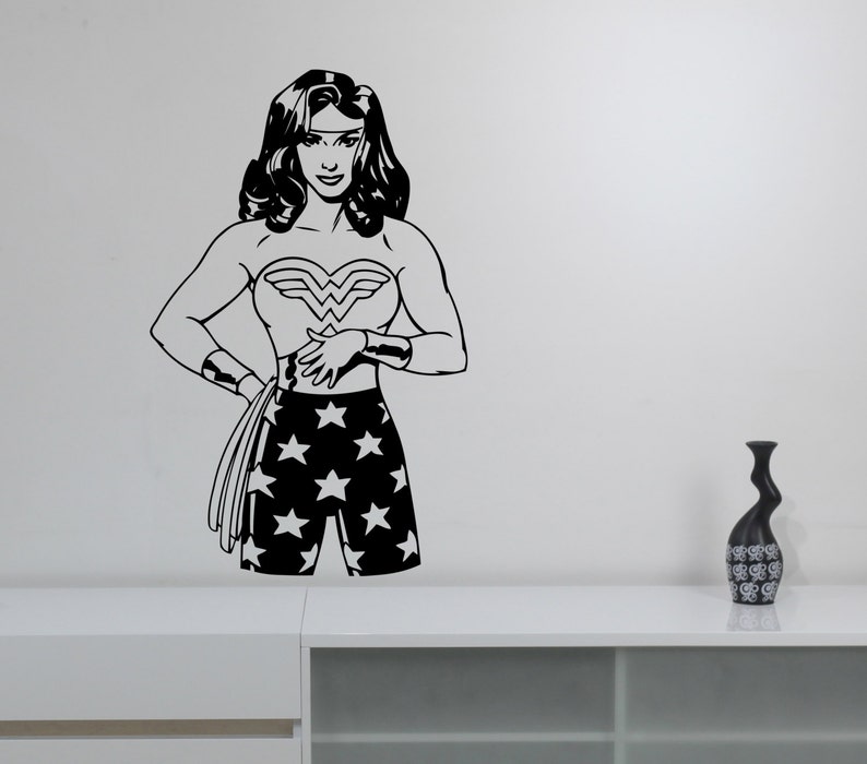 Home Decor Justice League Wonder Woman Super Hero Bedroom