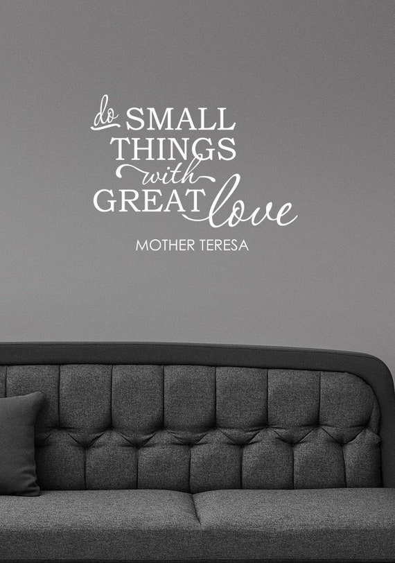 Faire Des Petites Choses Avec Grand Amour Mere Teresa Citation Etsy France Faire Des Petites Choses Avec Grand Amour Mere Teresa Citation Etsy France