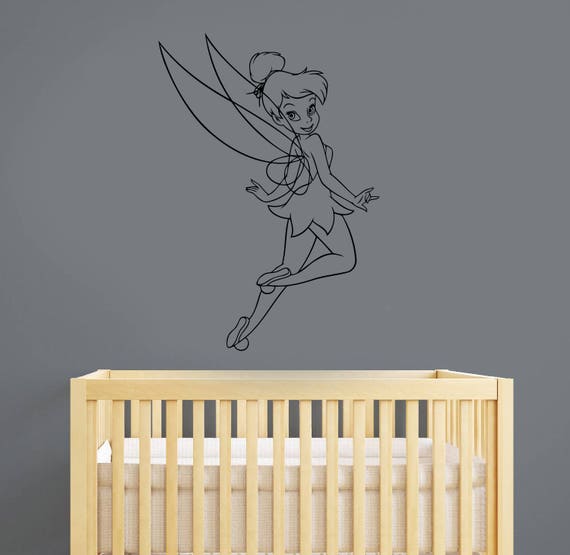 Tinkerbell Fairy Disney Nursery Childrens Bedroom Decal Wall Art Sticker Picture Tinkerbell Fairy Disney Nursery Childrens Bedroom Decal Wall Art Sticker Picture