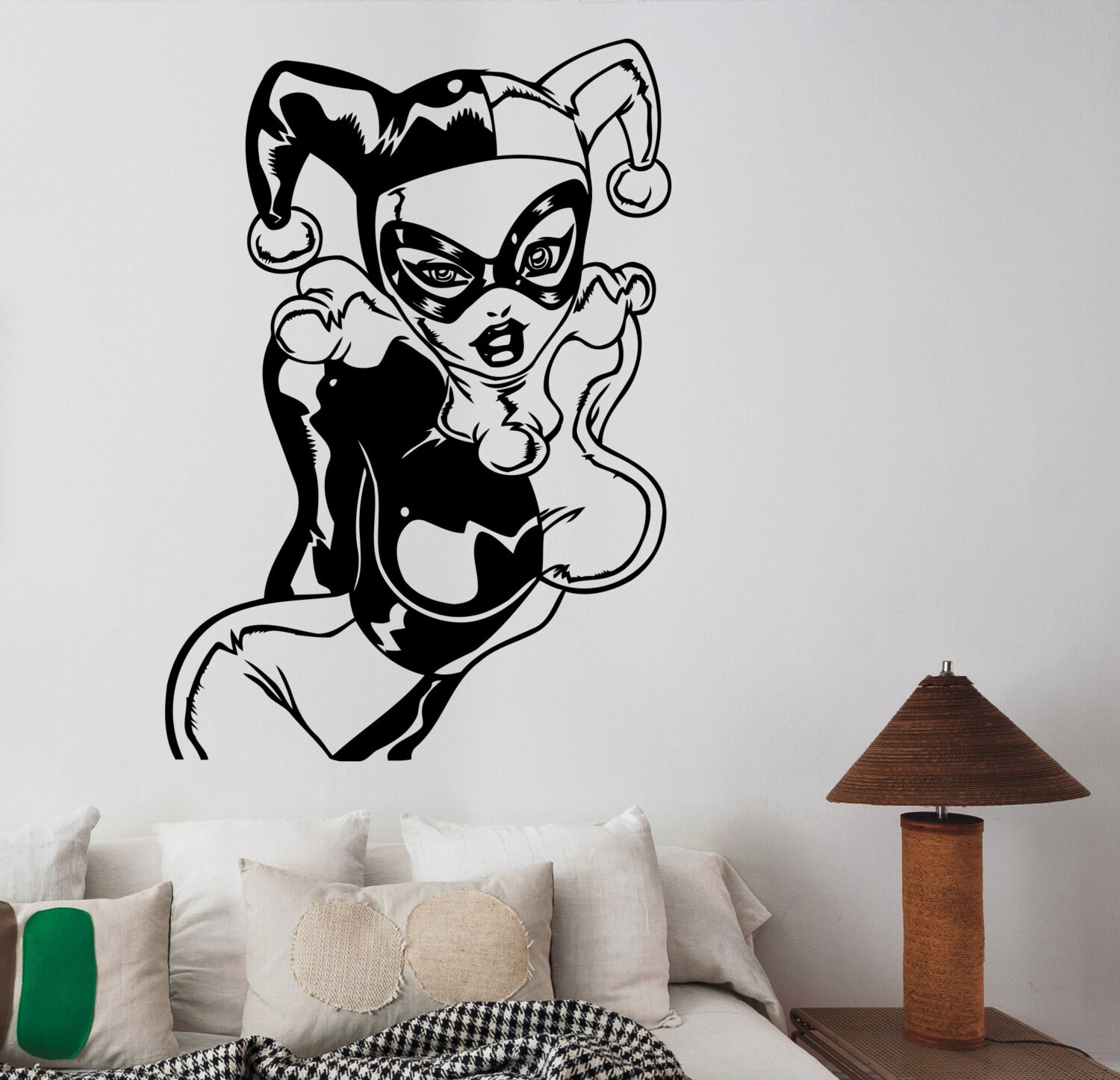 Sexy Harley Quinn Wall Sticker Vinyl Decal Girl Superhero Art -