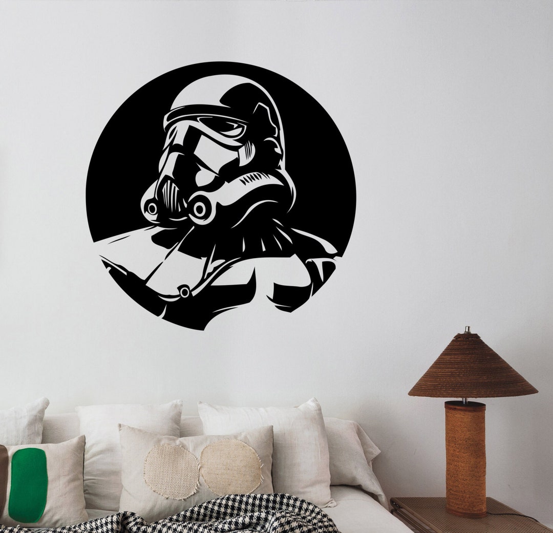 Stormtrooper Wall Decal Vinyl Sticker Star Wars Art Etsy