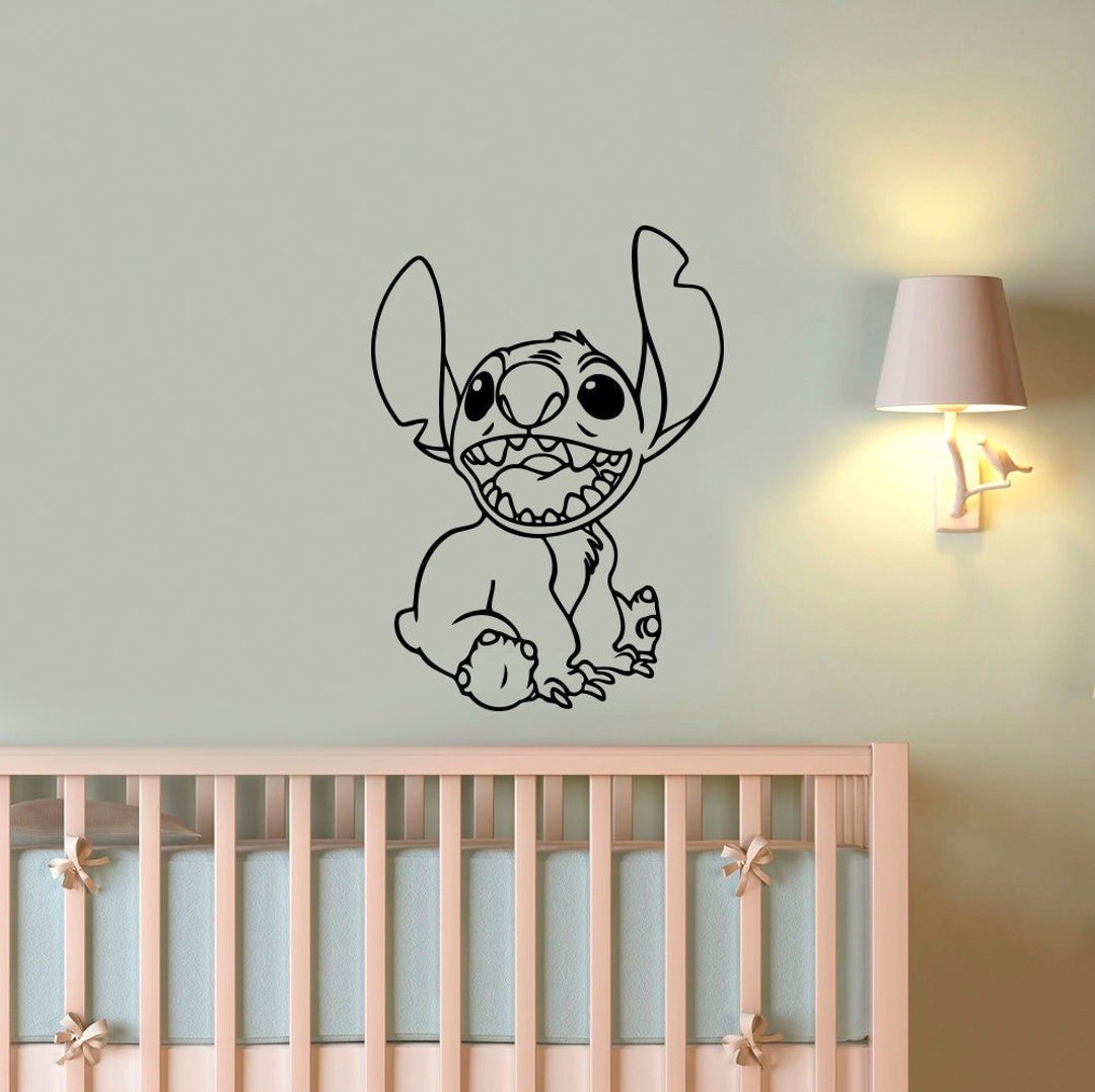 Stitch Wall Decal Vinyl Sticker Gift Wall Art Decorations for Home